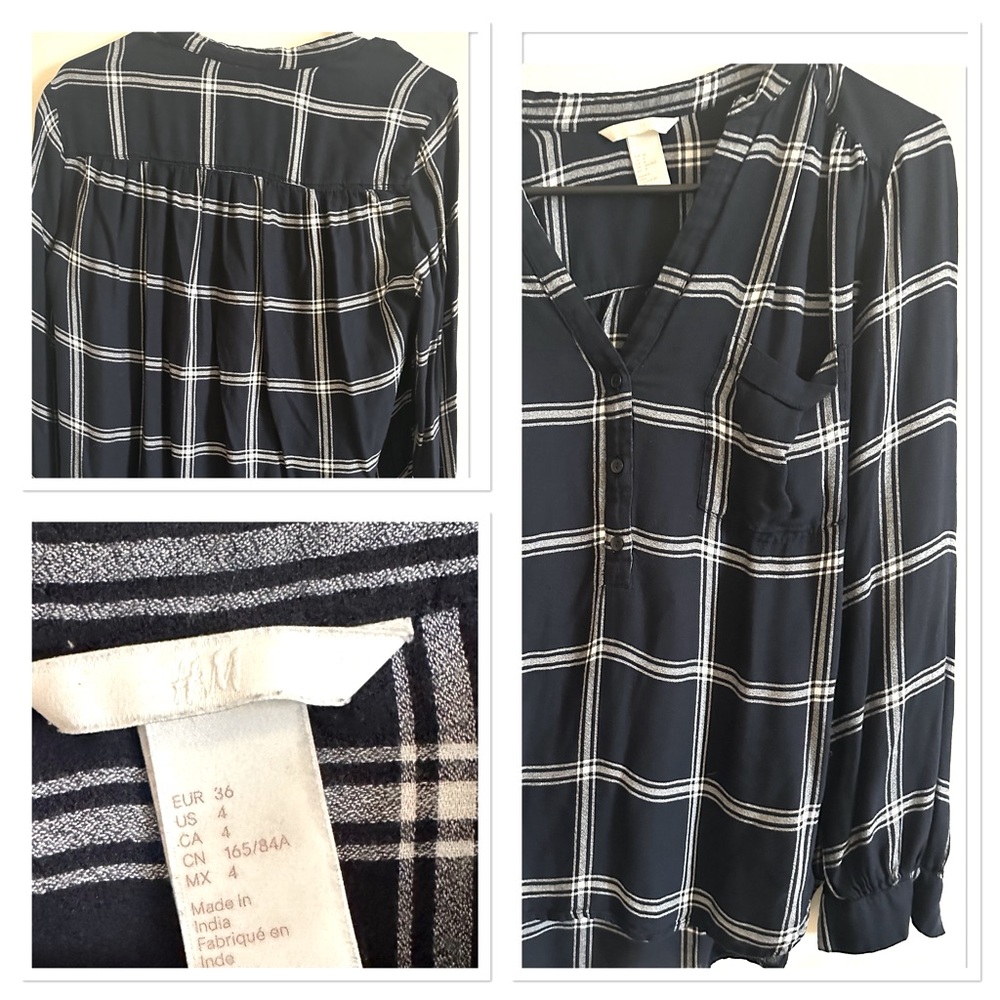 Checkered blouse
